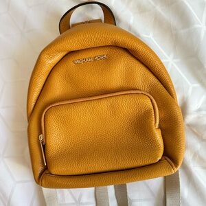 Michael Kors Mustard Backpack